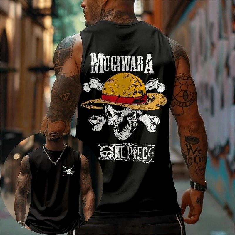 Tank Top Muscle - Koszulka bez rękawów One Piece Mugiwara