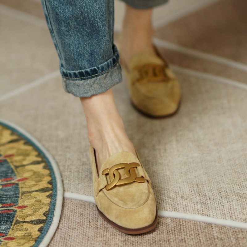 Zamszowe damskie mokasyny wios – Casual Sandal Leather recenzja i cena