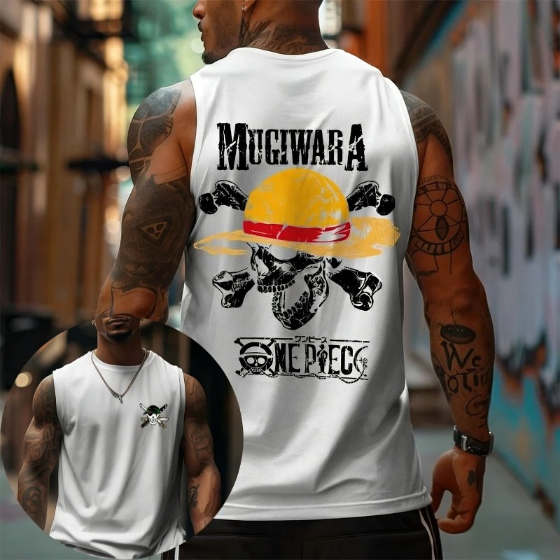 Koszulka bez rękawów One Piece – Tank Top Muscle recenzja i cena