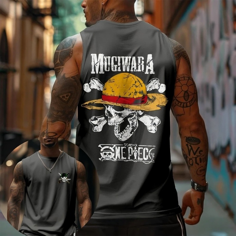 Koszulka bez rękawów One Piece – Tank Top Muscle recenzja i cena