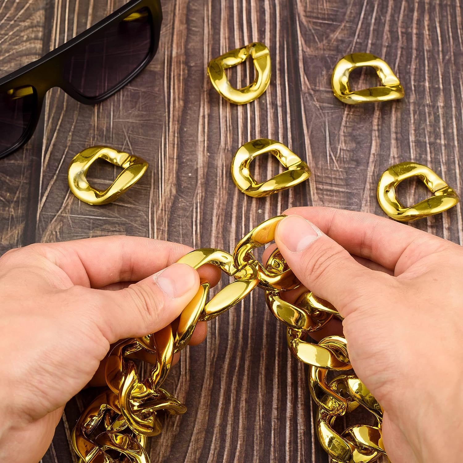 PESENAR 80s 90sHip Hop Costume – Sunglass Retainer Cord recenzja i cena