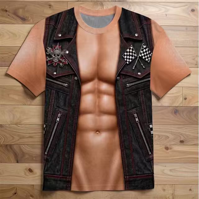 Męski kreatywny skórzany tank  – Tank Top Muscle recenzja i cena